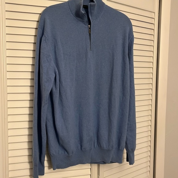 Cruciani cashmere Italian made 1/4 zip sweater